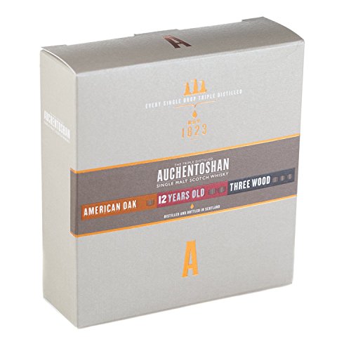 Auchentoshan Whisky Geschenkset | Single Malt Scotch Whisky | mit American Oak, Three Wood, 12 Jahre | 3 x 50 ml (3er… – Bild 4