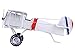 Berry President(TM) Vintage Retro Wrought Metal Iron Biplane Plane Aircraft Handicraft Models - Photo Props Home Decor/Ornament/Souvenir (White)