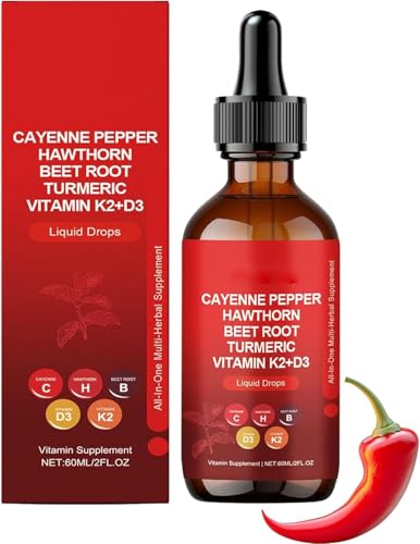 Rethes - Gotas de pimienta de cayena, gotas de cayena Aeluro, extracto líquido de pimienta de cayena Aeluro, gota líquida de pimienta de cayena natural, impulso del metabolismo, fórmula suave (1)