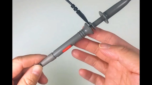 Image of Universal Oscilloscope Probe with Accessories Kit 100MHz Oscilloscope Clip Probes with BNC to Minigrabber Test Lead Kit