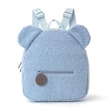 homwowo Mochila, mochila infantil versátil e personalizável, bolsa personalizada para bebês e crianças. Fácil de limpar. E passeios, Azul