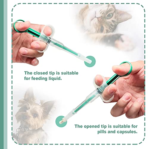 Fuluwt Cat Pill Shooter, Dog Pill Gun With 2 Soft Silicone Tips, Pet Medical Dispenser For Baby Animals, Medicine Syringe For Small Animals. #TOP3