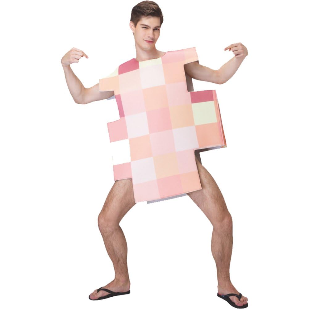 Costume de couple Sims pixélisé parfait pour animer vos fêtes