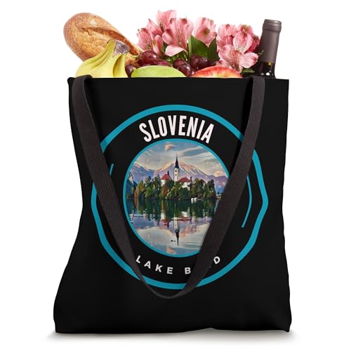 Lake Bled Slovenia Alps Tote Bag miniatura 4