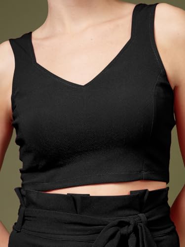 Image of OOMPH! Stretchable Sleeveless Crop Top