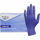 High Tech Conversions (ProWorks) - Nitrile Examination Gloves - 3mil Blue (Large)