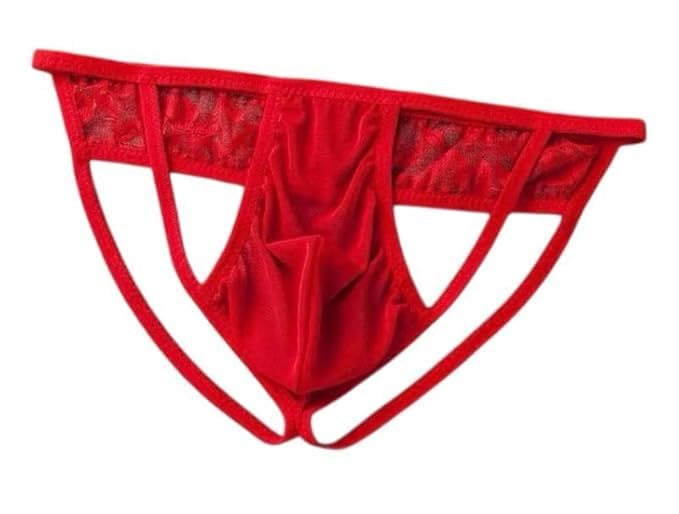 Men's Mesh Jockstrap,High Rise, Breathable Underwear, Breathable, Breaf Solid Bikini, Mesh, Boxer-picture-18