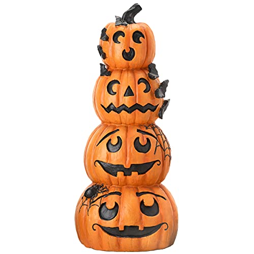 National Tree Company​ 39' Stacked Jack-O-Lanterns,Orange,RAH-ZHK00715