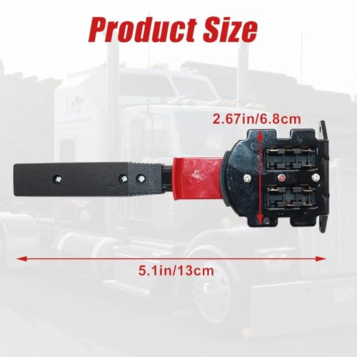Image of SecosAutoparts Turn Signal Switch Headlamp Switch Compatible with Kenworth W900 T600 T2000 Trucks # 01481383 577.59014 57759014