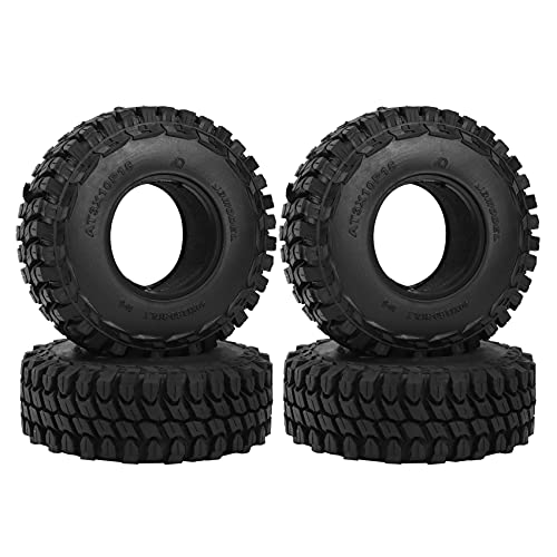 OVNSHVN 4PCS 110MM 1,9 Gummirad Reifen Reifen für 1/10 RC Crawler Auto Axial SCX10 90046 SCX10 III AXI03007 TRX4 D904 Cover