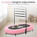BCAN Kids Trampoline Indoor Double Kids Trampoline with Adjustable Handle Trampoline Foldable Max Load 253 LBS