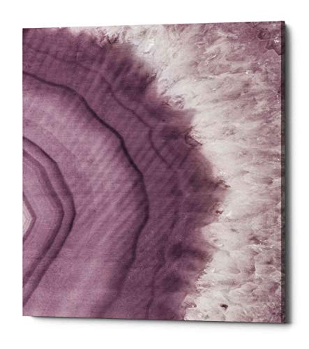 Epic Graffiti 'Agate Geode II PLUM' by Wild Apple Portfolio, Canvas Wall Art, 26