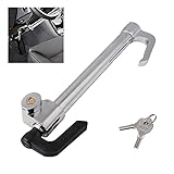 Universal Vehicle Anti-Theft Lock, Steering Wheel and Car Pedal Security Locker, Easy Installation a