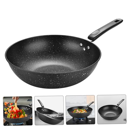Wok pequeño antiadherente SOLUSTRE con mango ergonómico miniatura 6