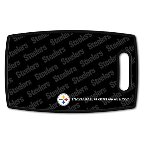 Image of YouTheFan NFL Pittsburgh Steelers Logo Series Cutting Board