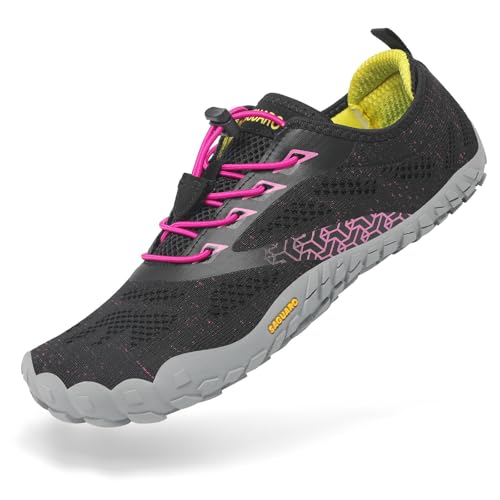Image of SAGUARO Womens Mens Barefoot Shoes Minimalist Trail Runner Wide Toe Box Zero Drop Outdoor Cross Training Shoe