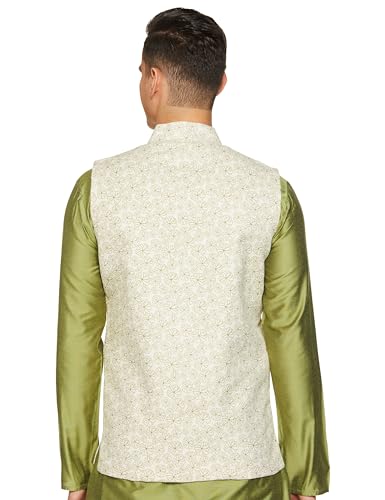 Image of BE ACTIVE Cotton Nehru Jacket for Men | Versatile Festive & Casual Ethnic Wear | Ethnic Standard Length Jacket