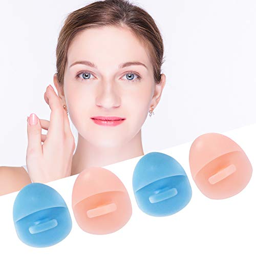 Preisvergleich Produktbild DingCheng Silikon Gesichtsreinigungsbürste, Anti-Aging Porenreinigen Gesichtsreiniger Hautpflege Gesichtsmassagegerät Mitesser Entfernen Bürste Gesichtsbürste für Alle Hauttype Tiefreinigung 4 Pack