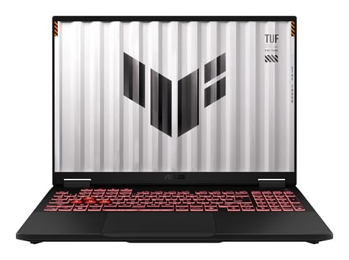 ASUS TUF Gaming A16 FA608UP-QT006 - Ordenador Portátil Gaming de 16' WQXGA 165Hz (AMD Ryzen 7 260, 32GB RAM, 1TB SSD, NVIDIA RTX 5070 8GB, Sin Sistema Operativo) Gris Jager - Teclado QWERTY español