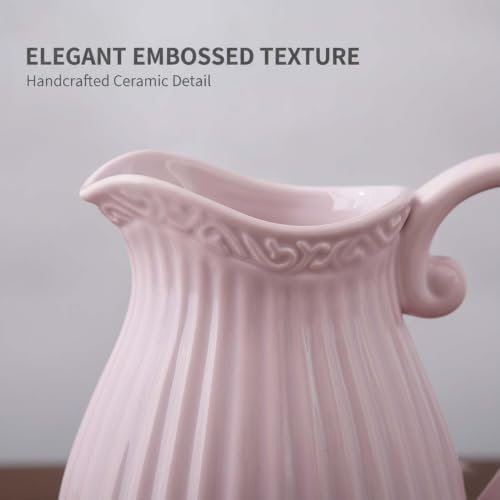 Vase en céramique moderne stable pour fleurs séchées sans risque de chute - 5