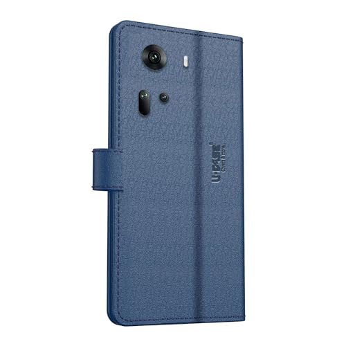 Image of U-Case Compatible with Oppo Reno 11 5G Flip Cover| Leather Finish | Inside Pockets & Inbuilt Stand | Shockproof Wallet Style Magnetic Closure Back Cover Case