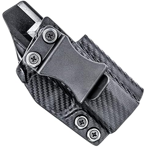 Concealment Express IWB Holster fits Glock 19 19X 23 32 45 (G1-5) | RH | CF BLK KYDEX | USA Made | Rounded Gear Cover