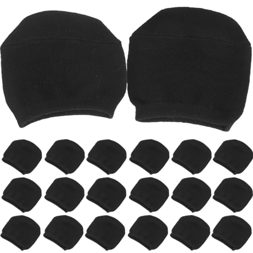 Image of 10 Pairs Black Cotton Half Socks for Women High Heel Invisible Sock Breathable Forefoot Pads Ball of Foot Cushions for Women