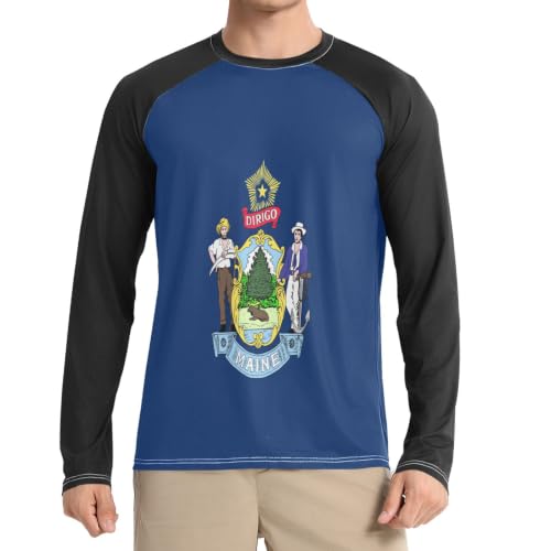 Camisas de natación para hombre sol UV protección negra holgada manga corta verano Maine
