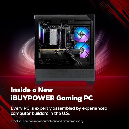 Image of iBUYPOWER Element SE Gaming PC Desktop Computer AMD Ryzen 5 8400F CPU, NVIDIA GeForce RTX 3050 6GB GPU, 16GB DDR5 RAM, 1TB NVMe SSD, Windows 11 Home, Gamer Keyboard and Mouse - ESA5N3501
