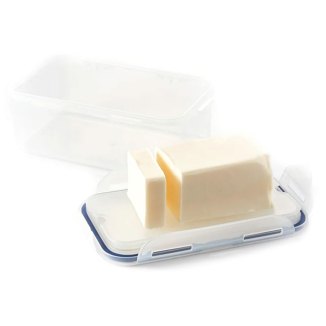Lock & Lock luftdichter, runder Lebensmittelbehälter, für Zwiebeln, ca. 750 ml, plastik, farblos, 18 x 11 x 6.5 cm
