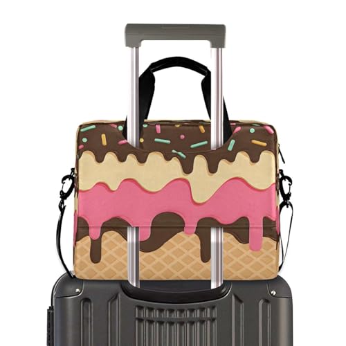 Funda maletín para laptop con diseño de helado miniatura 3