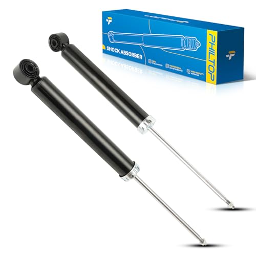 Image of PHILTOP Rear Struts Assembly for 2005-2014 Jetta, GTI, Golf, A3, A3 Quattro 2006-2010 Passat, Rabbit 2011-2017 CC 2008 R32, 5611 * 2 Shock Absorbers Replacement Shocks Assembly