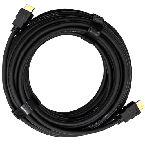 Image of 4K High-Speed HDMI Cable 10ft | HDMI 2.0, 18Gbps, PVC Jacket, Supports Ethernet, Compatible with 4K TV, PS5, Laptop, Monitor, Projector, VR