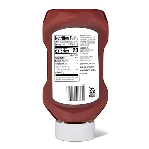 Image of Amazon Grocery, Tomato Ketchup, 20 Oz