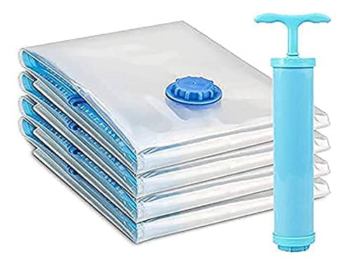 GALENO Super Larger Bag Space Saver Saving Storage Bags Vacuum Seal Clothes Storage Compressed Organizer Package Bag(60x80/70x100cm)