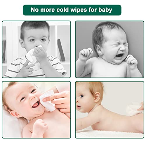 Wipe Warmer For Babies, Wet Wipes Dispenser, Diaper Warmer Container, Baby Essentials For Newborn Boy, Girl. Baby Registry Must Haves Accessories. Pregnancy Gift Stuff, New Born Necessities Item-Green #TOP2