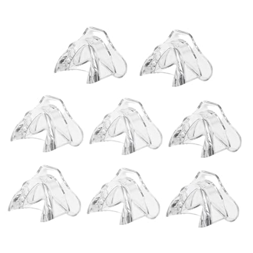 HEALLILY Acrylic Eyeglass Display Stand 8pcs Organizer Glasses Rack Nose Pads Bracket Display for Eyeglasses Stylish Sunglasses