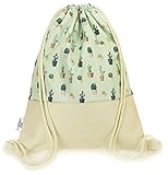 Design mit verstärktem Boden und große innentasche mit Reißverschluss.