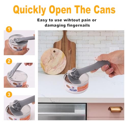 Comtim-5-PCS-Pet-Food-Can-Lids-Spoons-Set-Silicone-Dog-Cat-Food-Can-Covers-Lids-TopMulti-Function-Cat-Food-Spoon-Spatula-Can-Opener-for-Wet-FoodLong-Handle-Spoon-Easy-to-Scoop-Food Comtim 5 PCS Pet Food Can Lids Spoons Set Silicone Dog Cat Food Can Covers Lids TopMulti Function Cat Food Spoon Spatula Can Opener for Wet FoodLong Handle Spoon Easy to Scoop Food