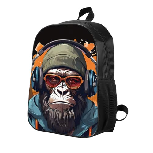 Monkey Backpack 17 Inch Large Capacity Casual Daily Commuter Backpack2