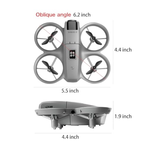 Image of Drone with 4k Camera Foldable 1080P HD Drone with FPV Live Video, Smart Gestures Selfie, Altitude Hold, One Key Take Off /Landing, 3D Flips for Kids and Adults. B1