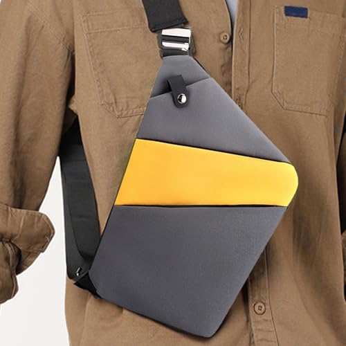 Bandolera ligera de hombre para actividades al aire libre con protección impermeable. 3