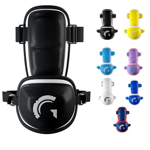 Guardian Baseball Elbow Guard for Adults – Fit Ages 12+ – Centurion Elbow Guard Baseball Impact-Resistant Shell, Lightweight & Durable, Adjustable Straps, Soft Foam Padded Lining, Black/White