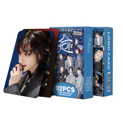 Stray Kids ? (HOP) Photocards Album 92 PCS Stray Kids album ? (HOP) Photo Cards Stray Kids album ? (HOP) lomo card Gift Lomo Cards Merch for Stray Kids Boys and Girls