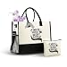 InnoBeta Director Gifts for Aspiring Filmmakers, Write Shoot Edit Repeat, Canvas Tote Bag for Friends, Coworkers, Bag with Top Zipper Closure and Shoulder Strap for Birthday, Christmas
