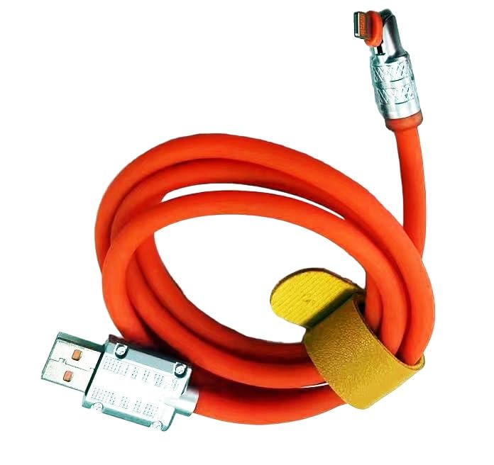 TIZOQ Unbreakable 6A(65W) Fast Charging 1.2m Type iOS Cable for iPhone X, 5, 6, 7, 8, 11, 12, 13, iPad Air, Pro, Mini & iOS Devices, 480Mbps Data Sync, Quick Charge 3.0 (Orange) (B0D76S6WTW) Amazon Price History, Amazon Price Tracker