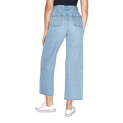 American Apparel Women's Crop Wide Leg Jean3
