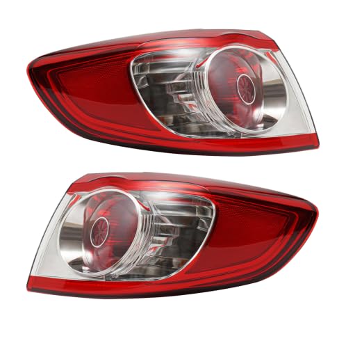 Venionwa Tail Light Assembly, Left & Right Side Tail Light, Tail Light for 2010-2012Hyundai Santa Fe, Tail Light Tail Lamp Assembly for 2010-2012Hyundai Santa Fe, 924010W500 (Left & Right Tail Light)