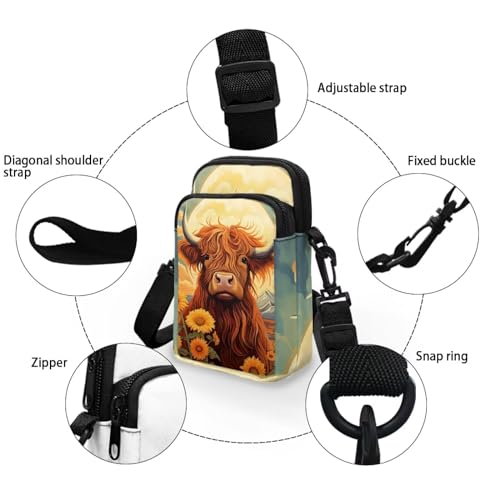 Small Crossbody Purse for Adults Kids Sling Flight Bag4