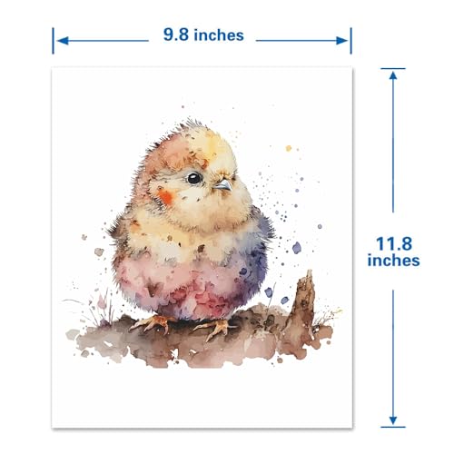 Vinilos Decorativos Pollitos Acuarela para Pared 30x25 cm miniatura 7